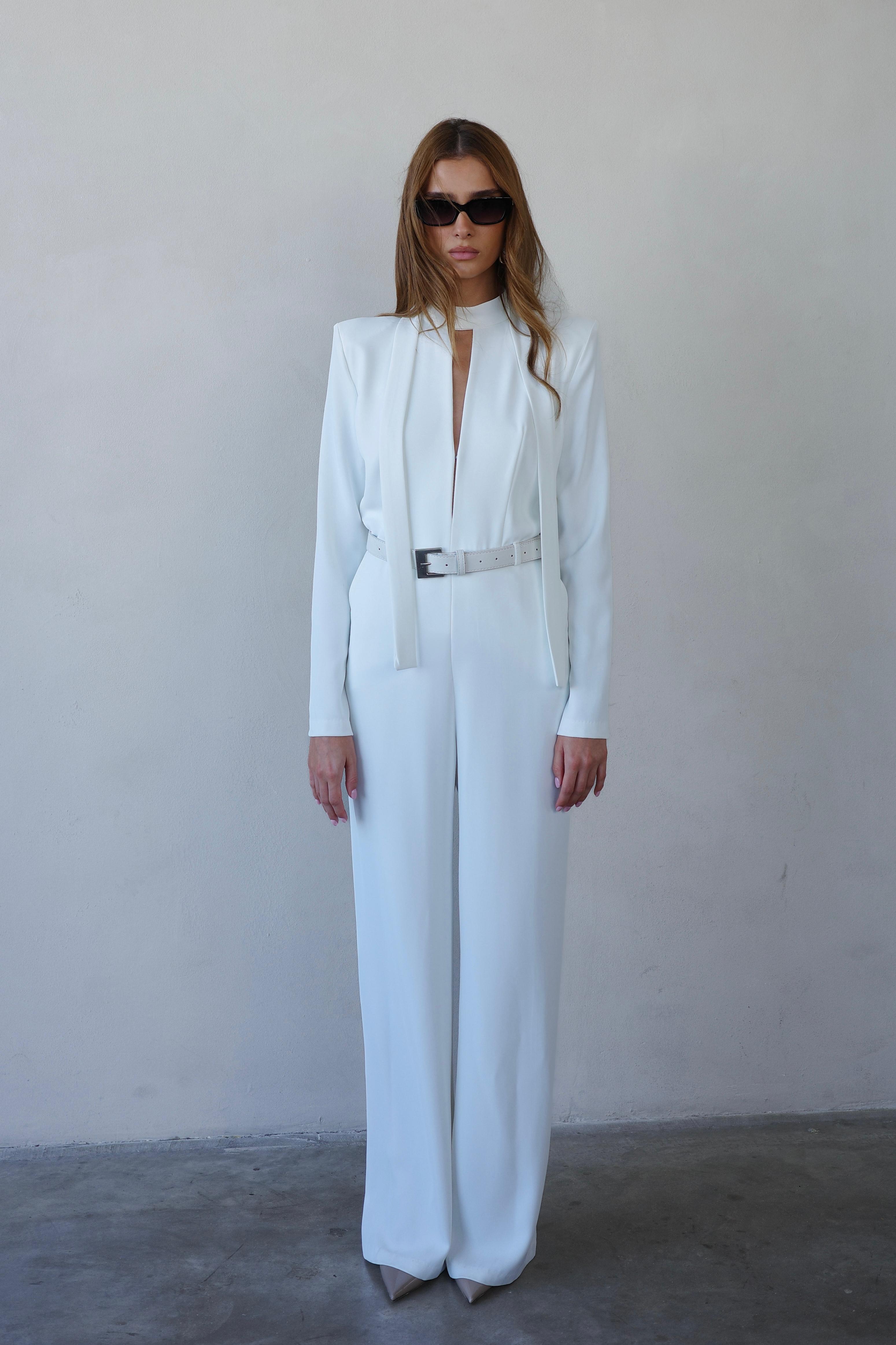 אוברול סילה לבן