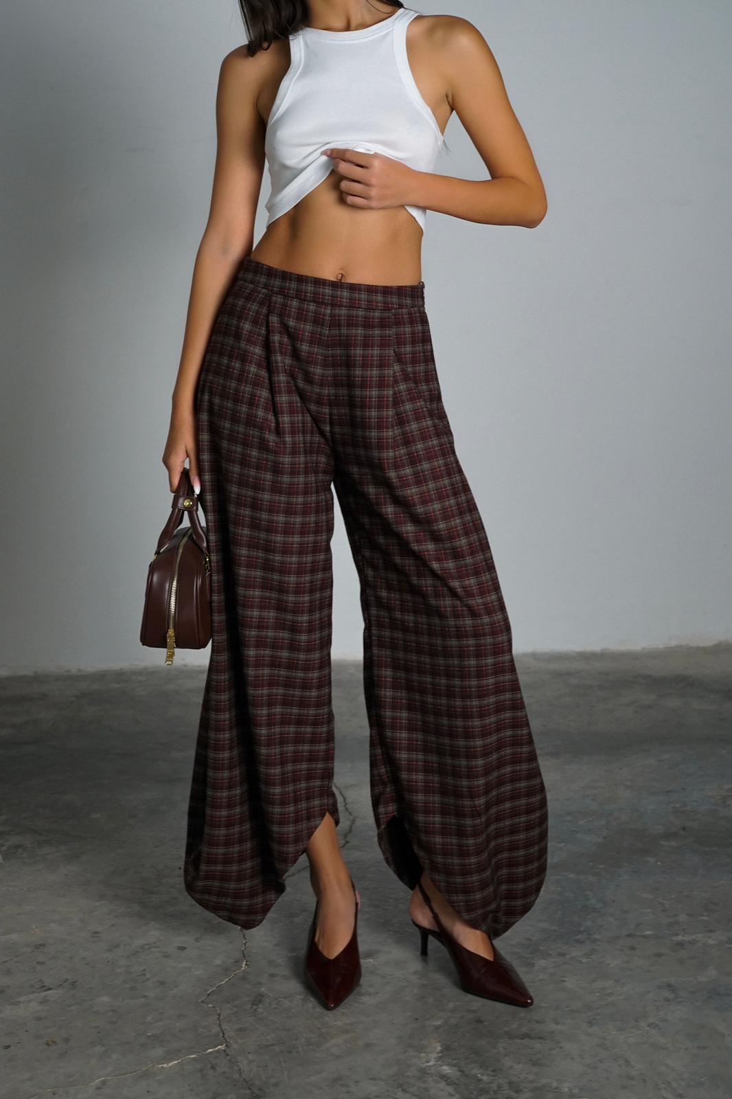 מכנס אייזיק בורדו