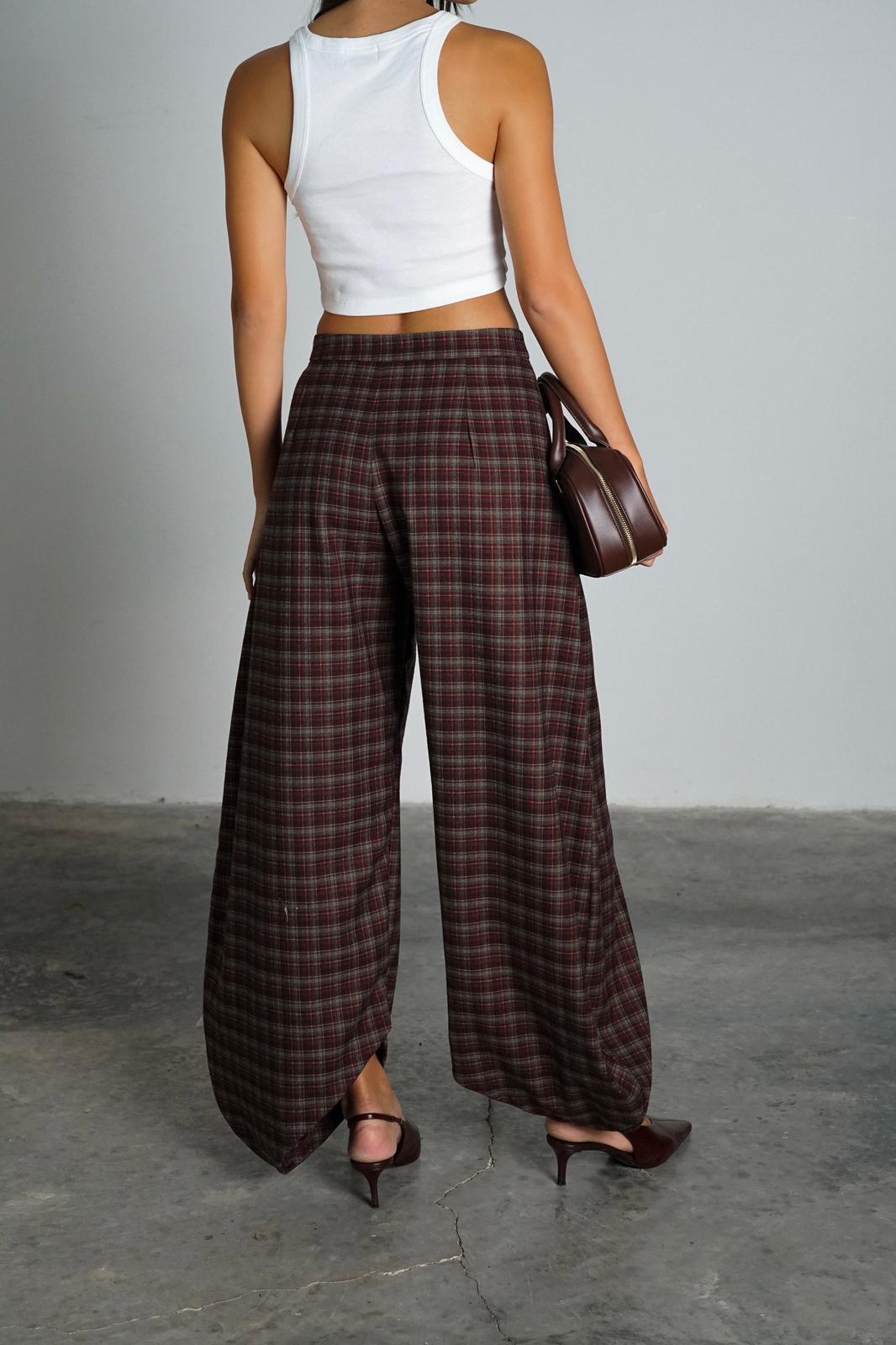 מכנס אייזיק בורדו