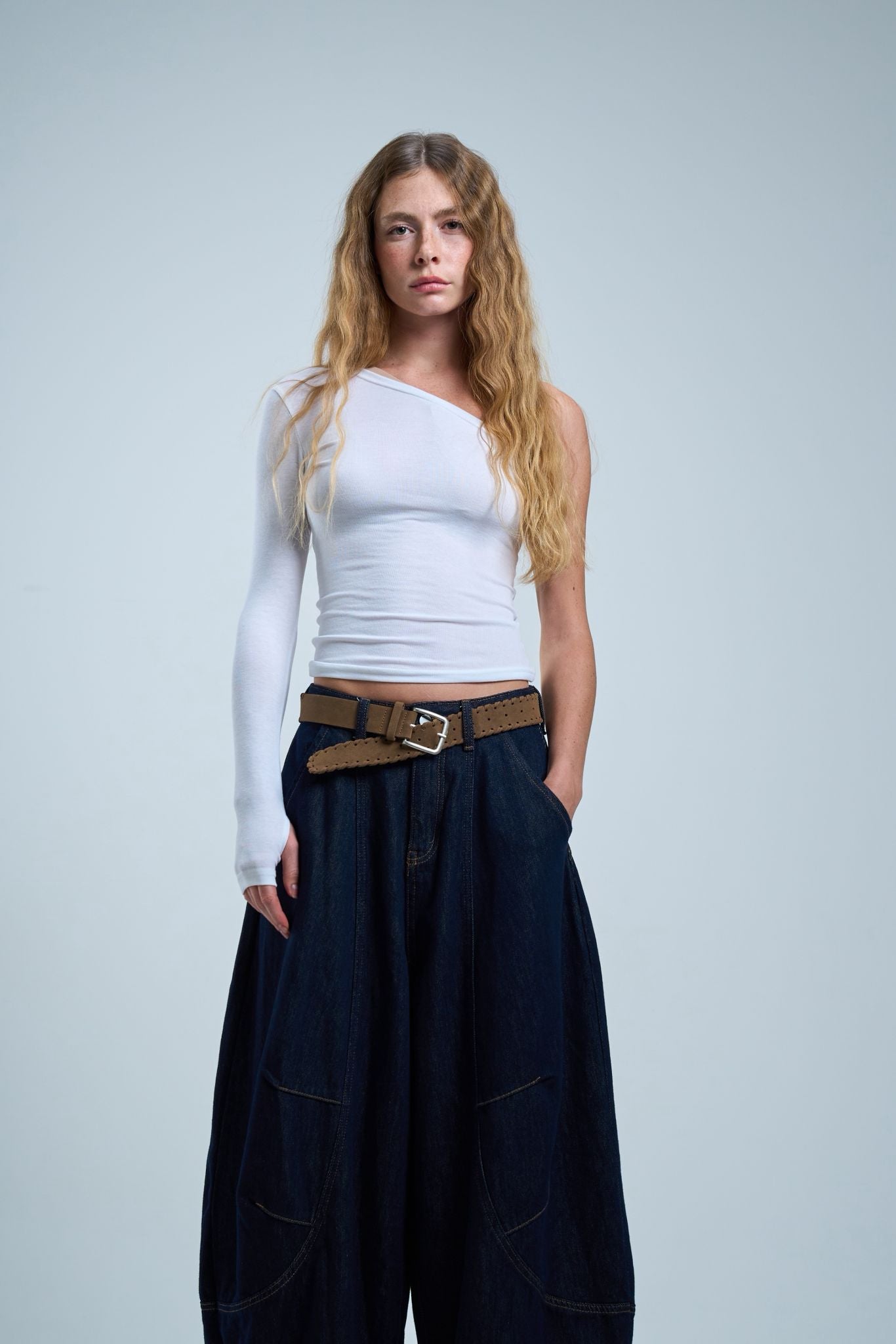 חולצת קלר לבן