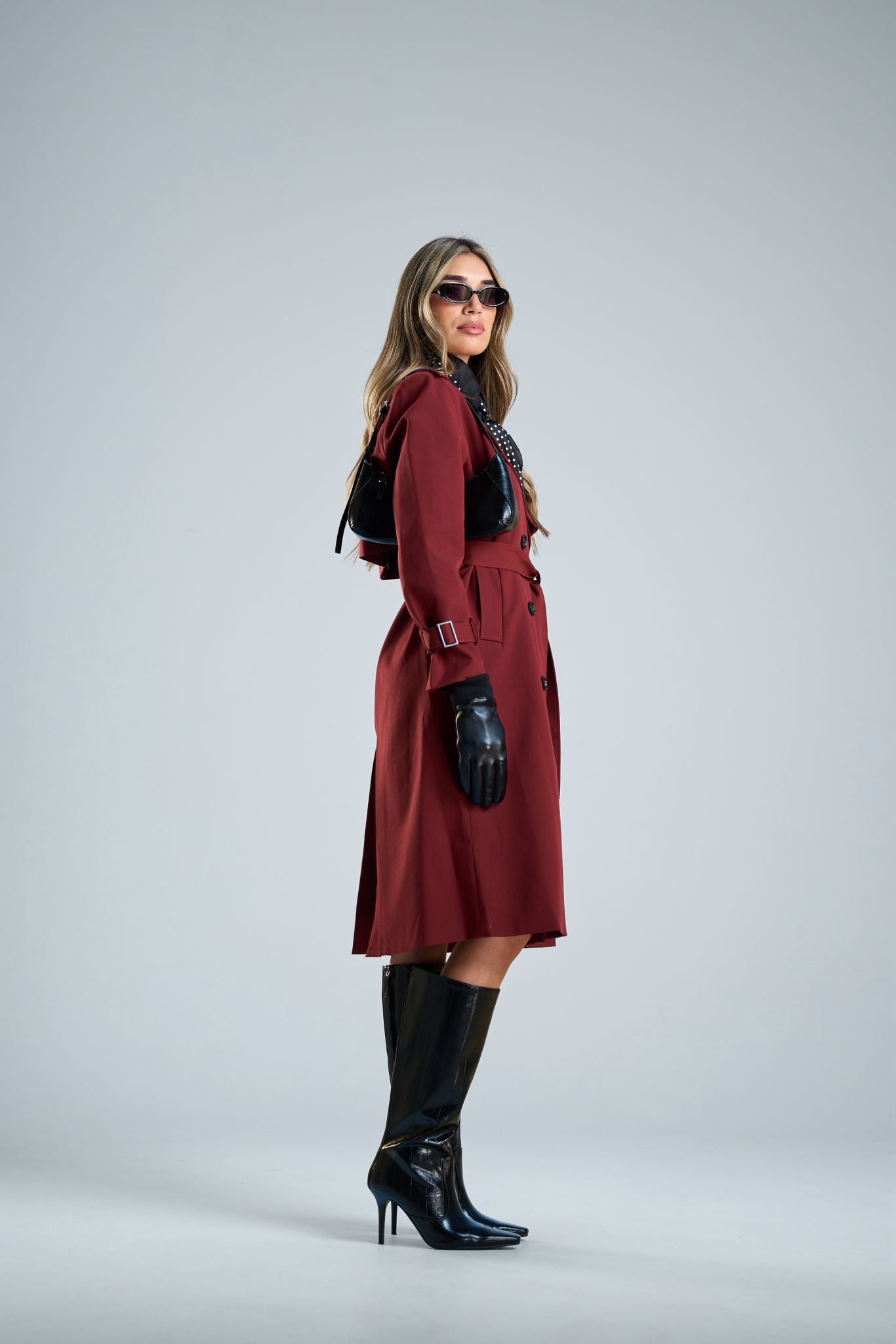 מעיל ניקה בורדו