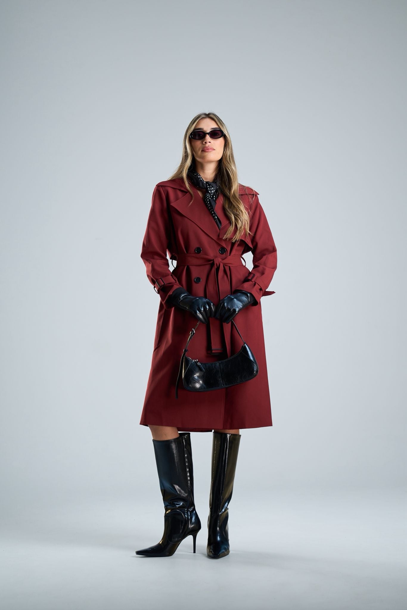 מעיל ניקה בורדו