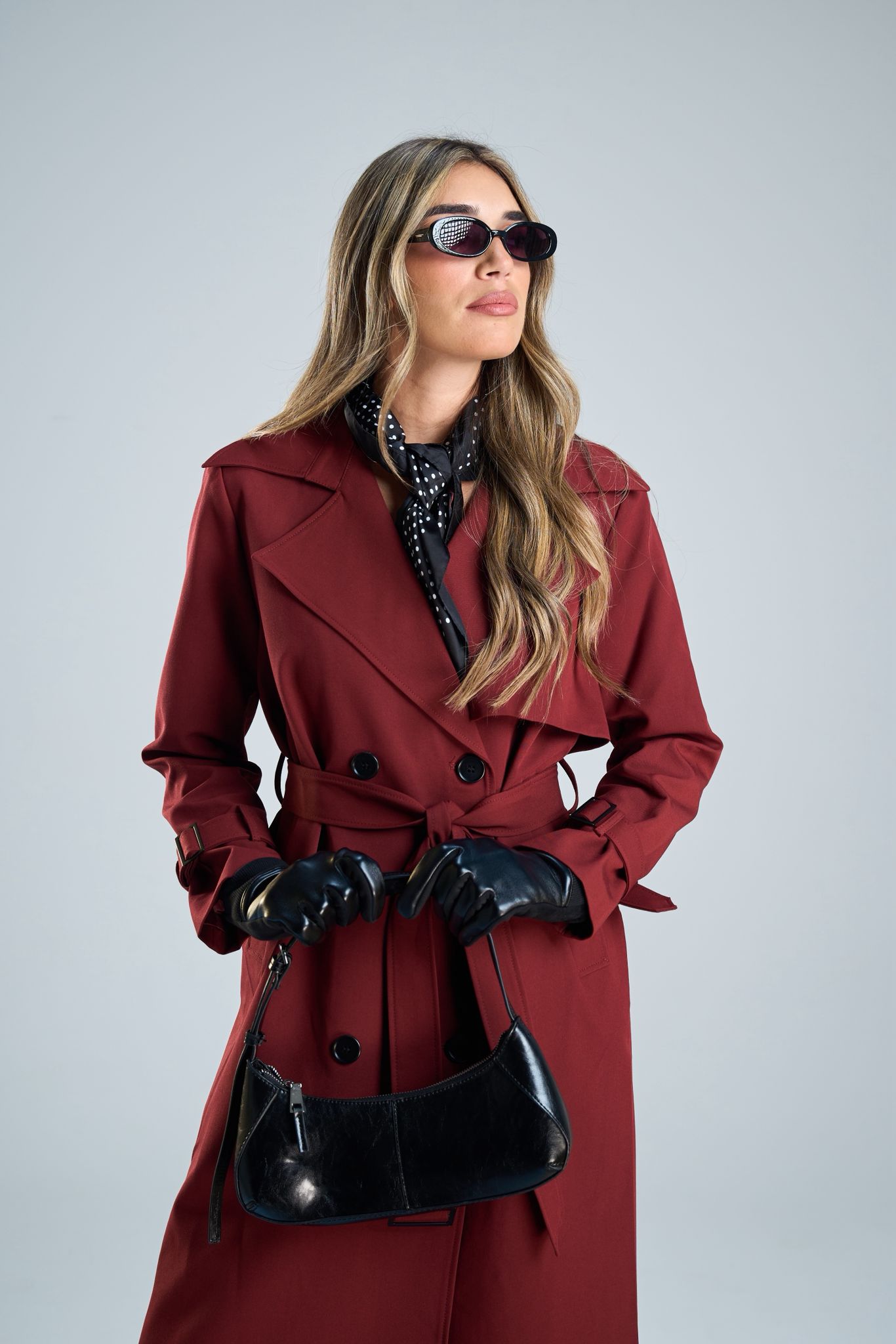 מעיל ניקה בורדו