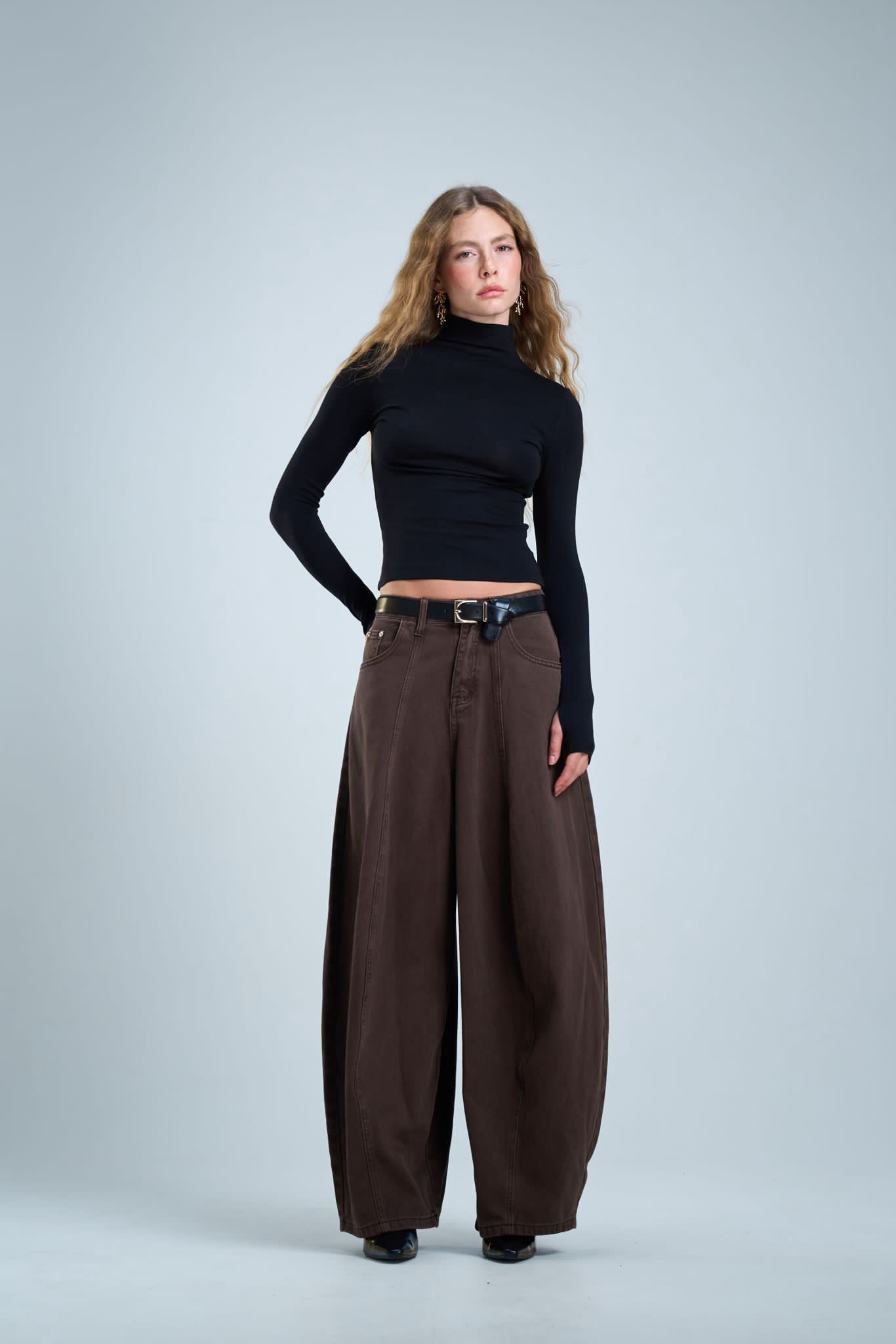 ג'ינס נאיה חום