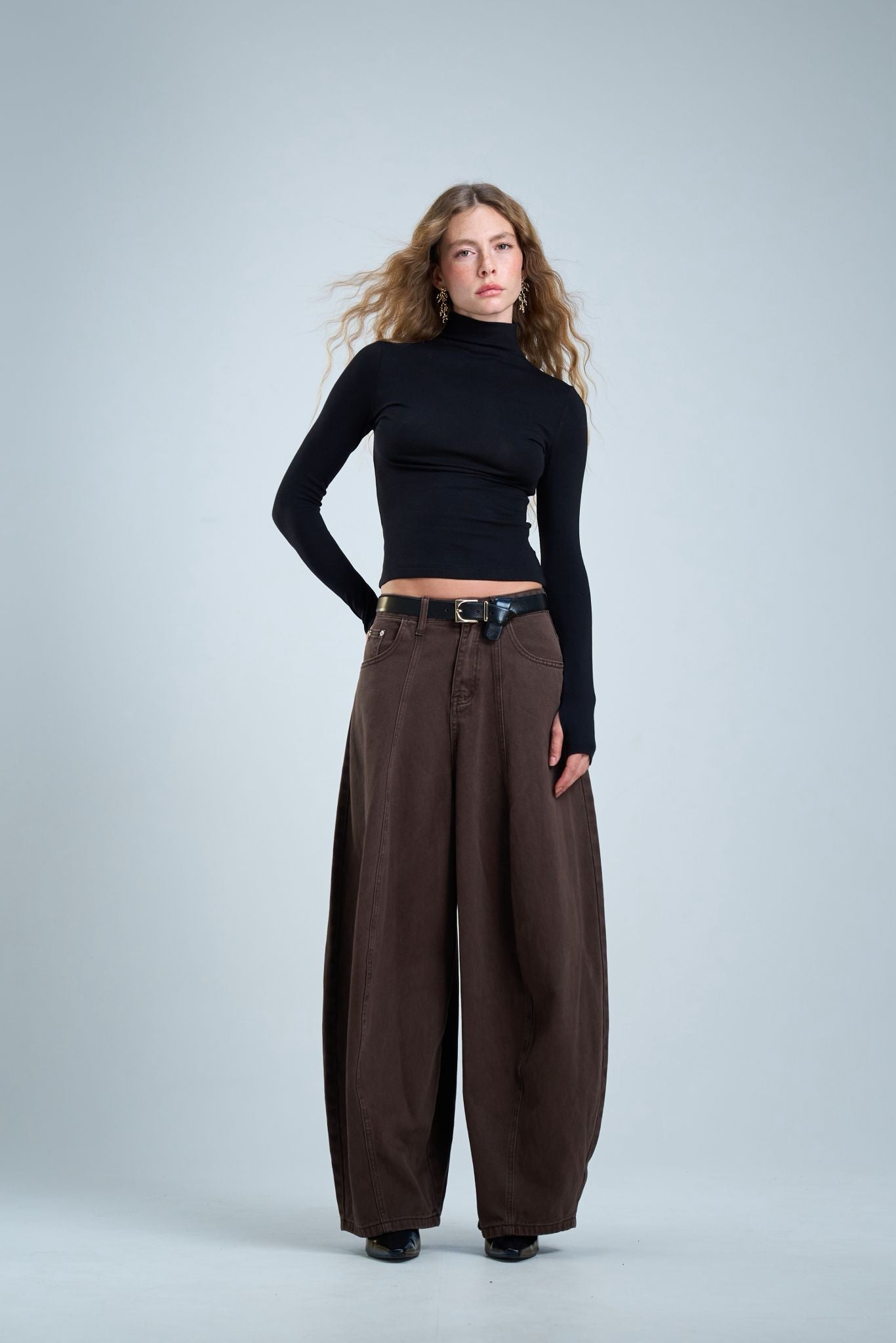 ג'ינס נאיה חום