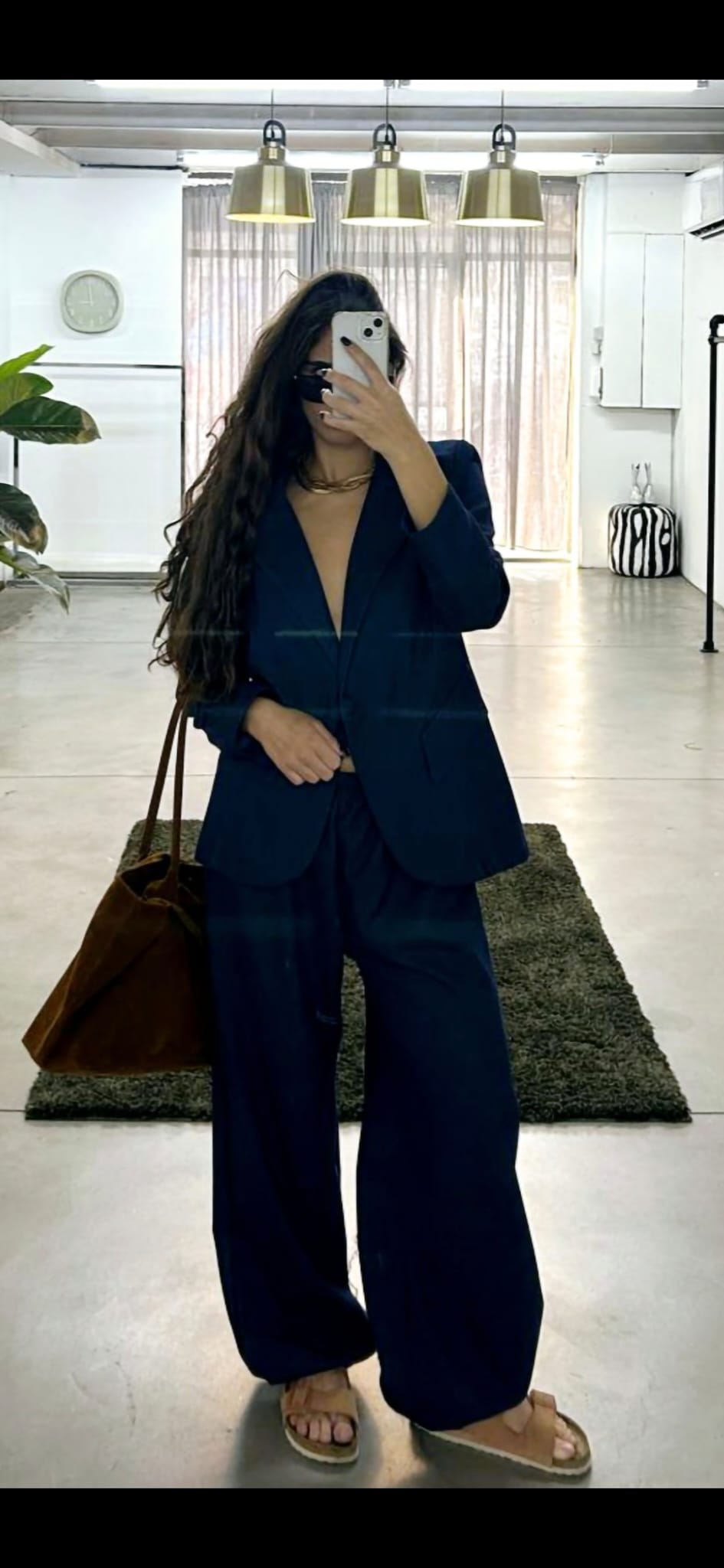 חליפת חן כחול כהה