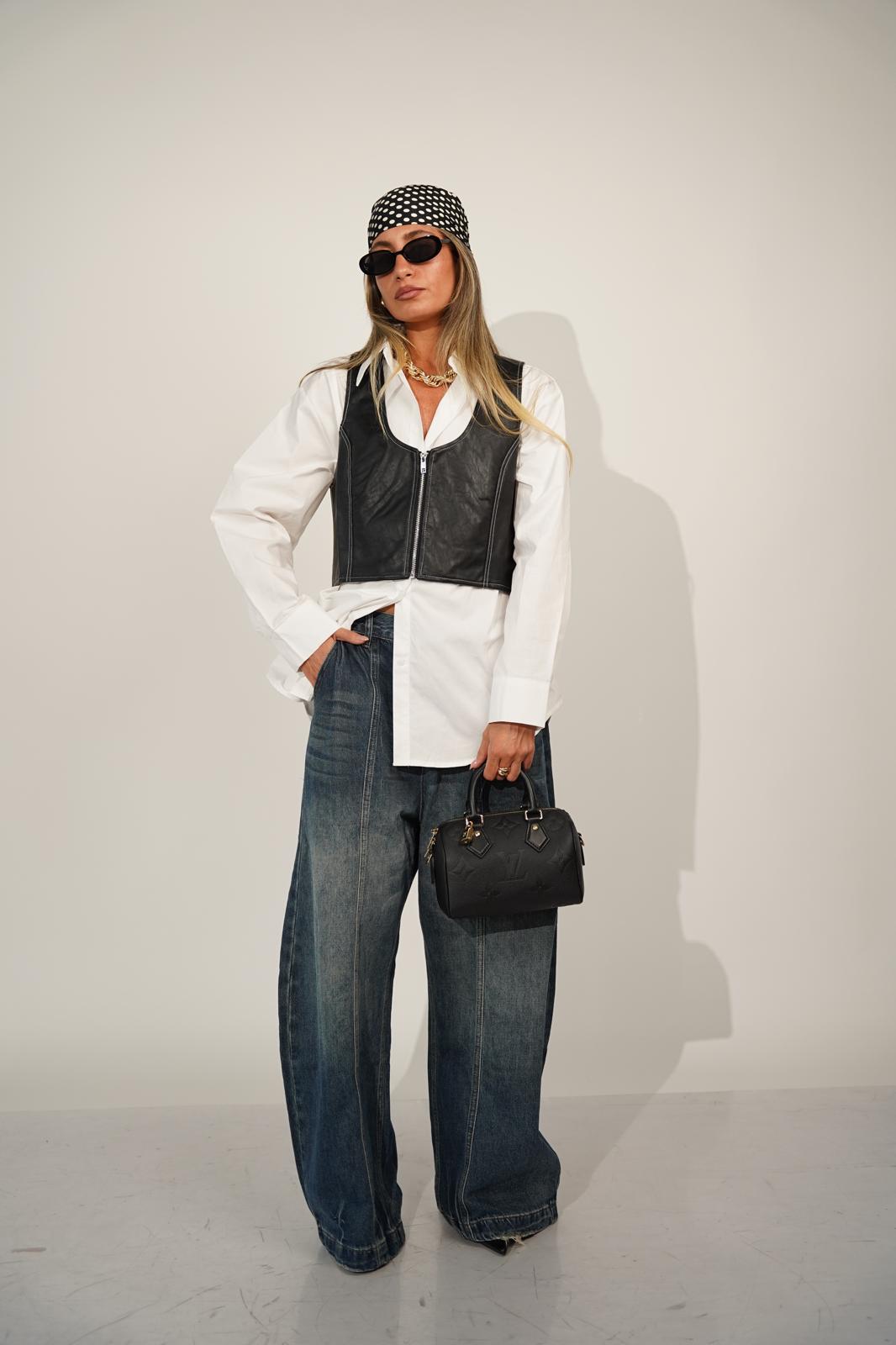 וסט מיילי שחור