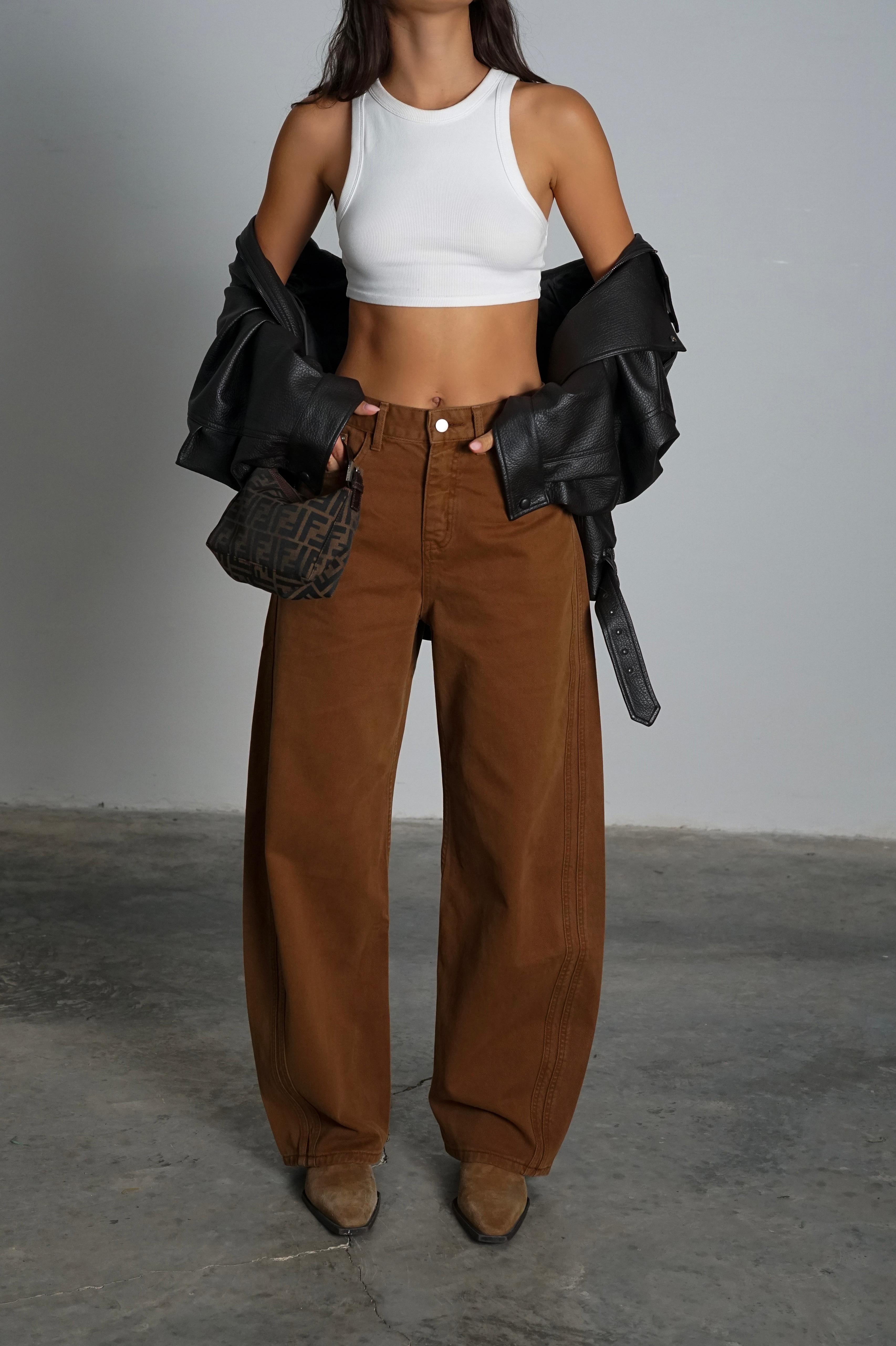 מכנס ג'ינס דריל קאמל