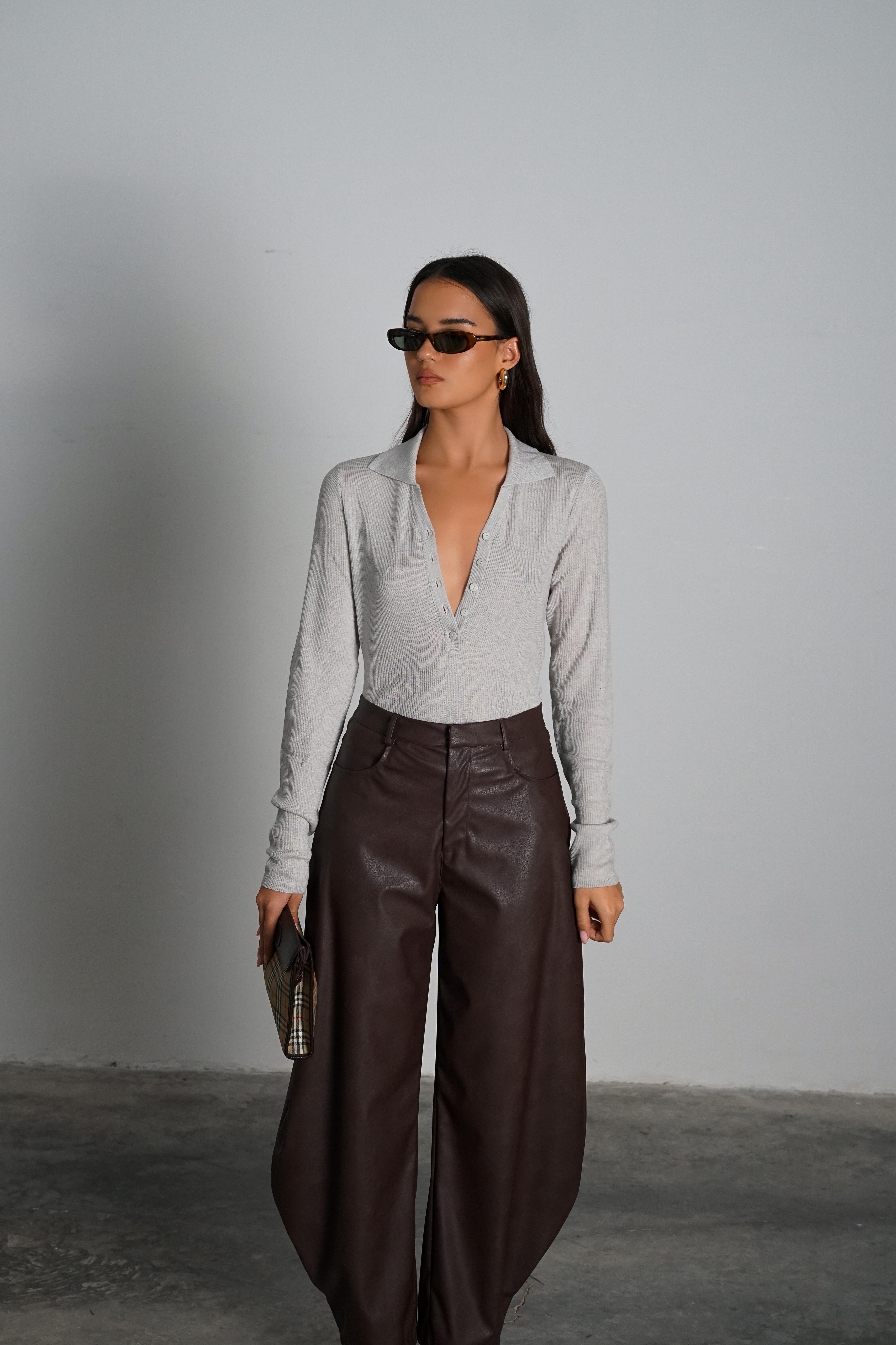 מכנס קיסו חום