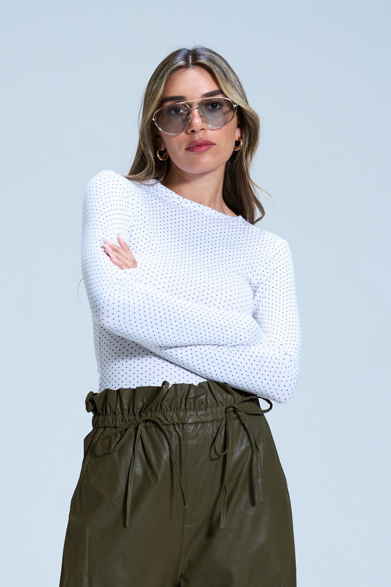 חולצת פיבי לבן