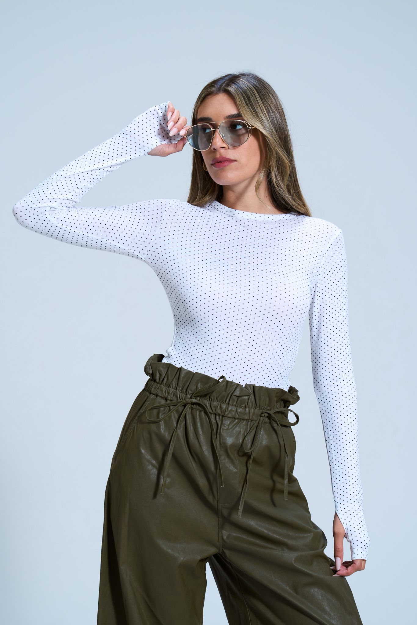 חולצת פיבי לבן