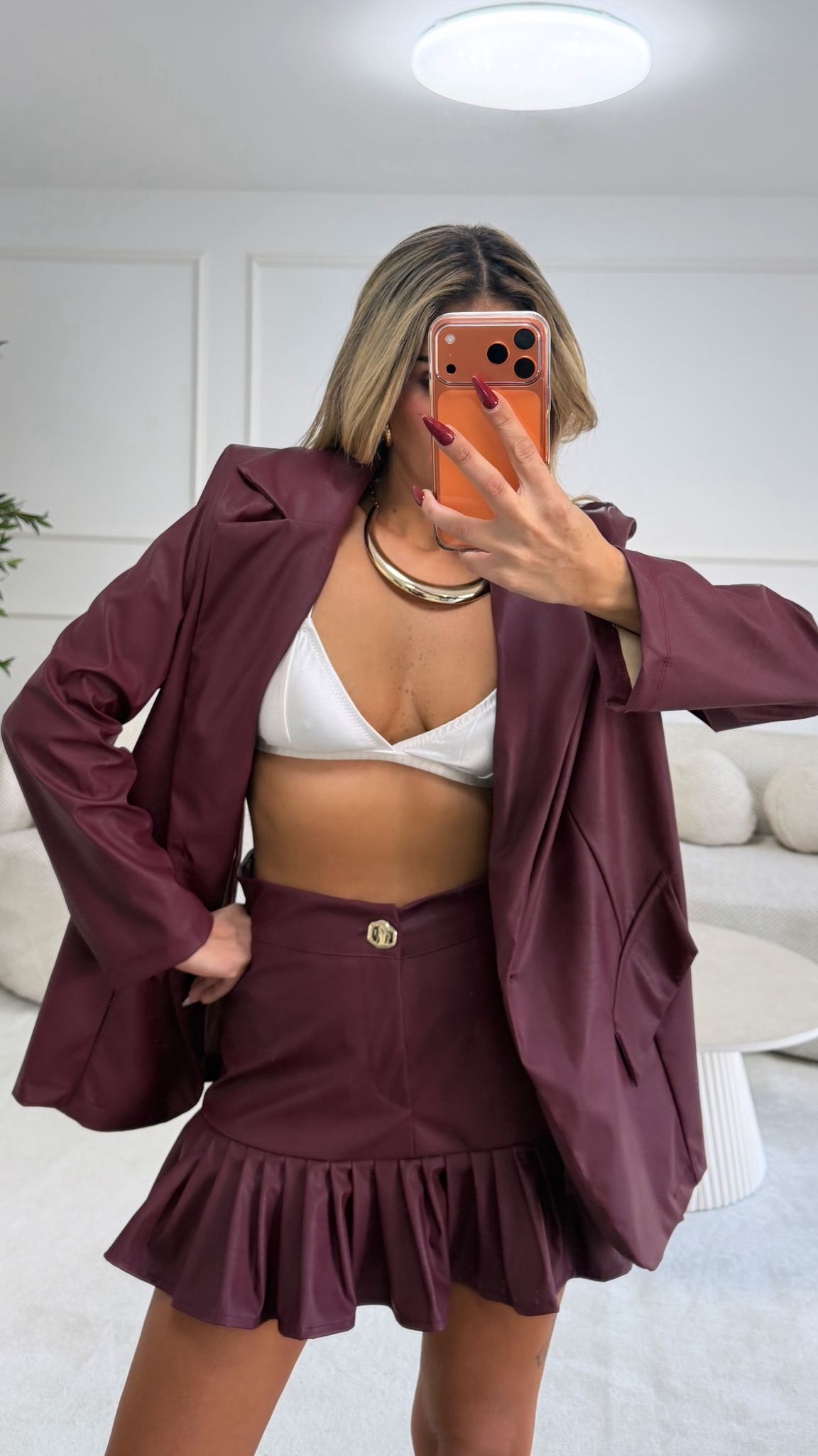 ג'קט גב פתוח