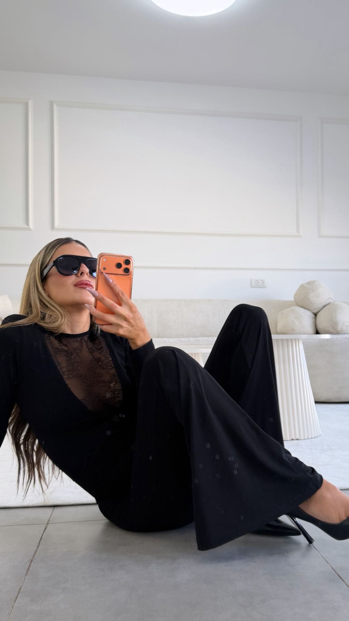 אוברול שילוב תחרה