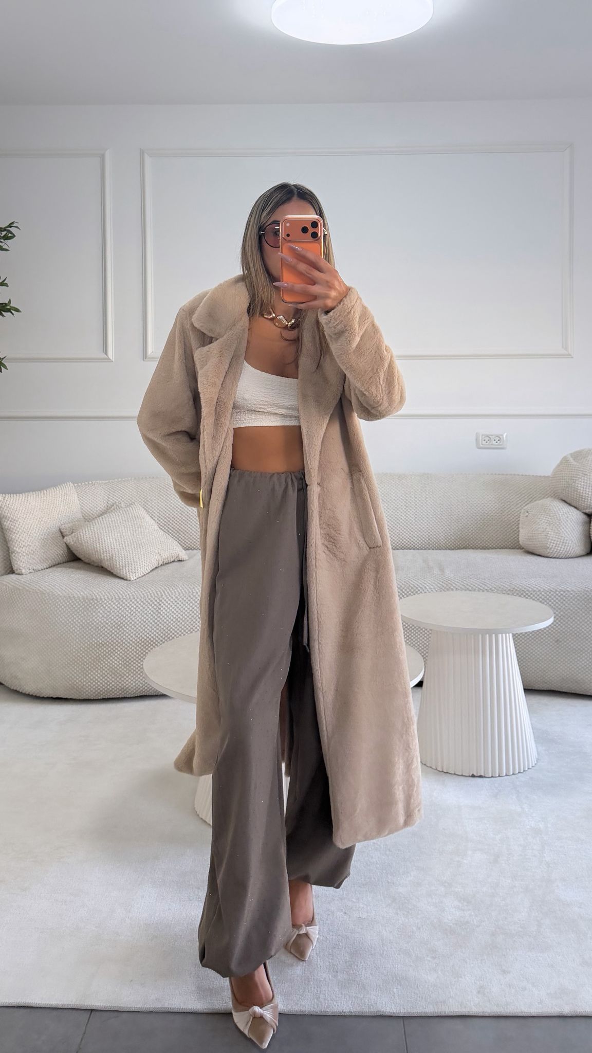 מכנס שילוב אבנים