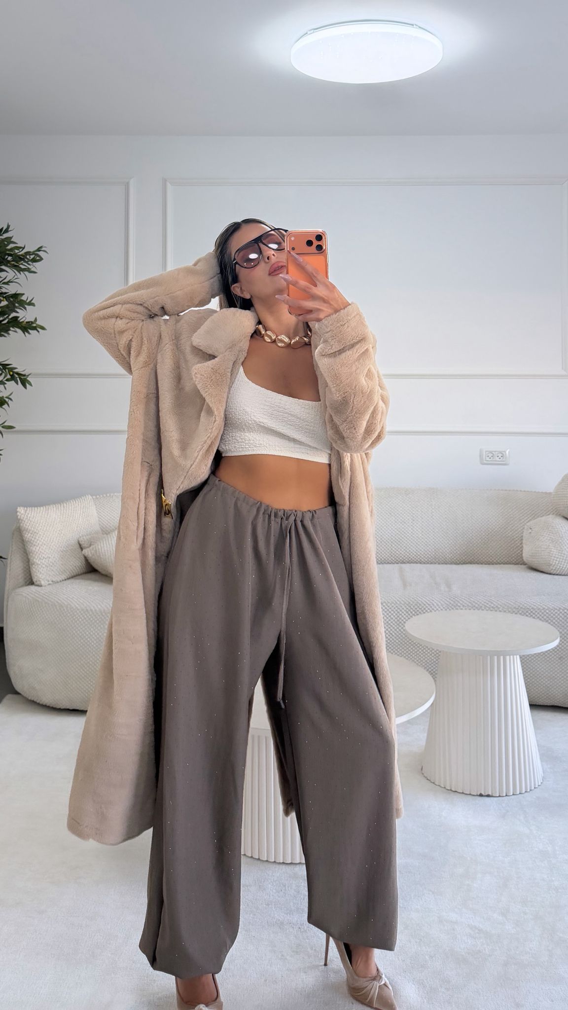 מכנס שילוב אבנים