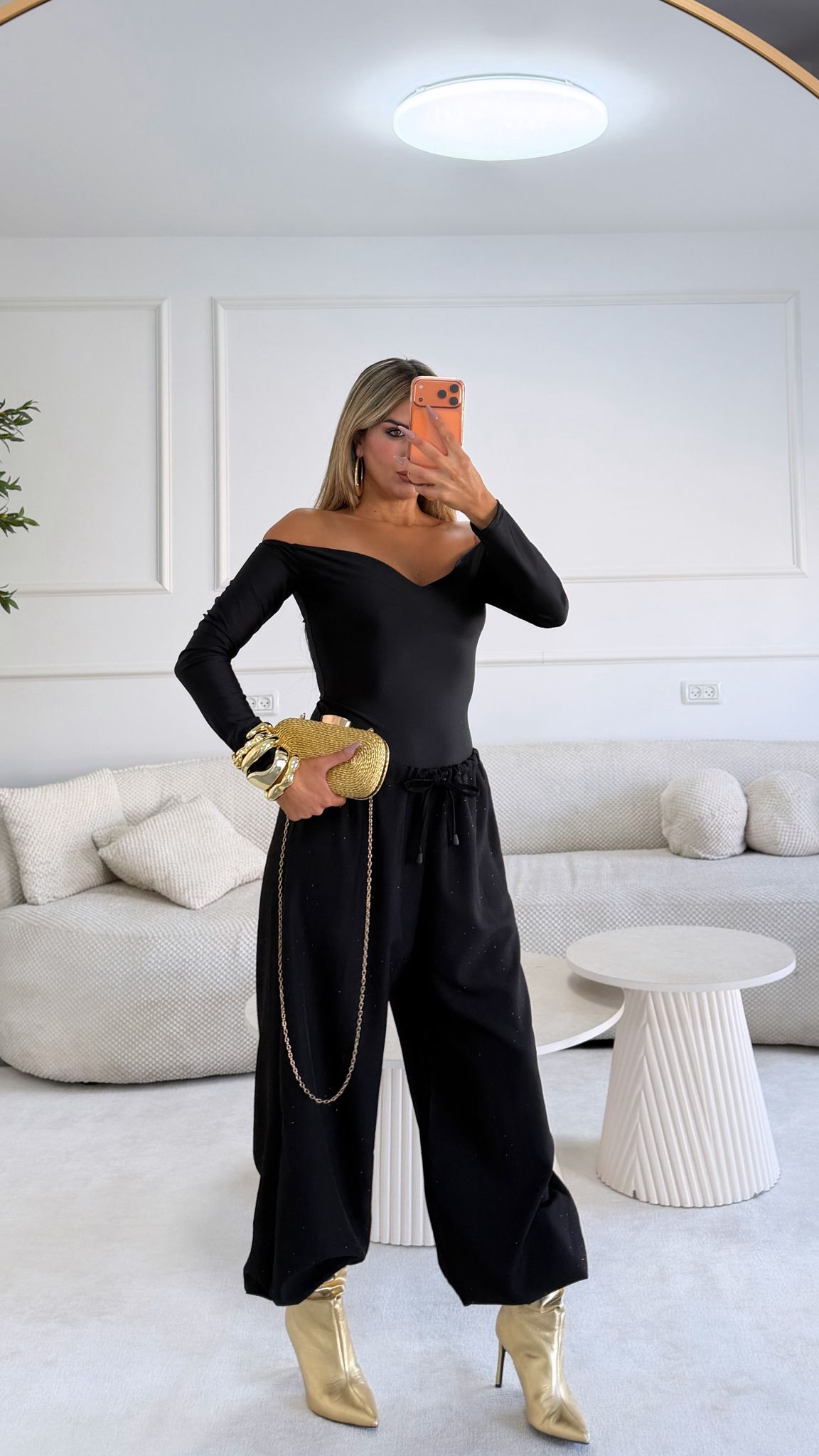 מכנס שילוב אבנים