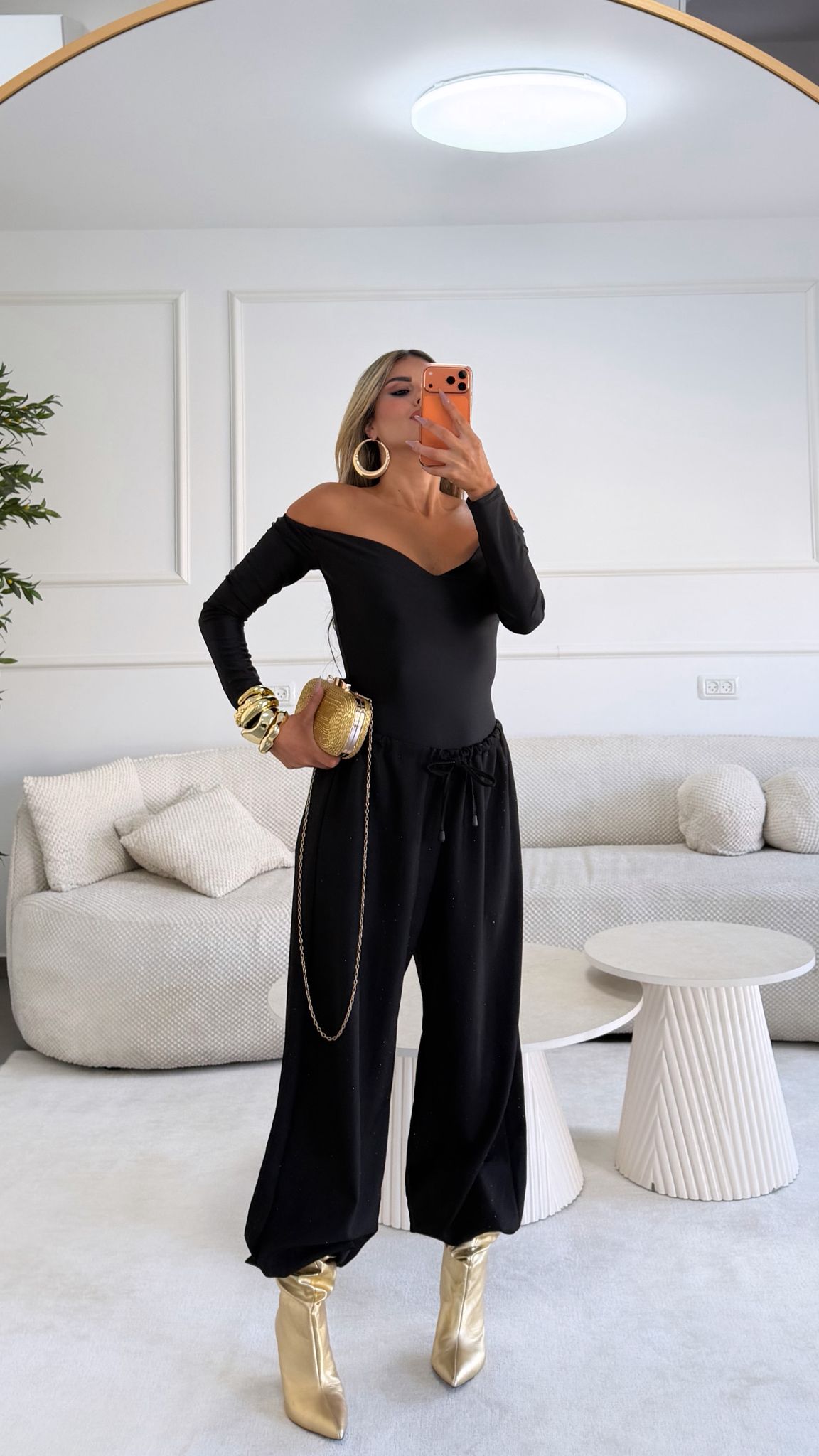 מכנס שילוב אבנים