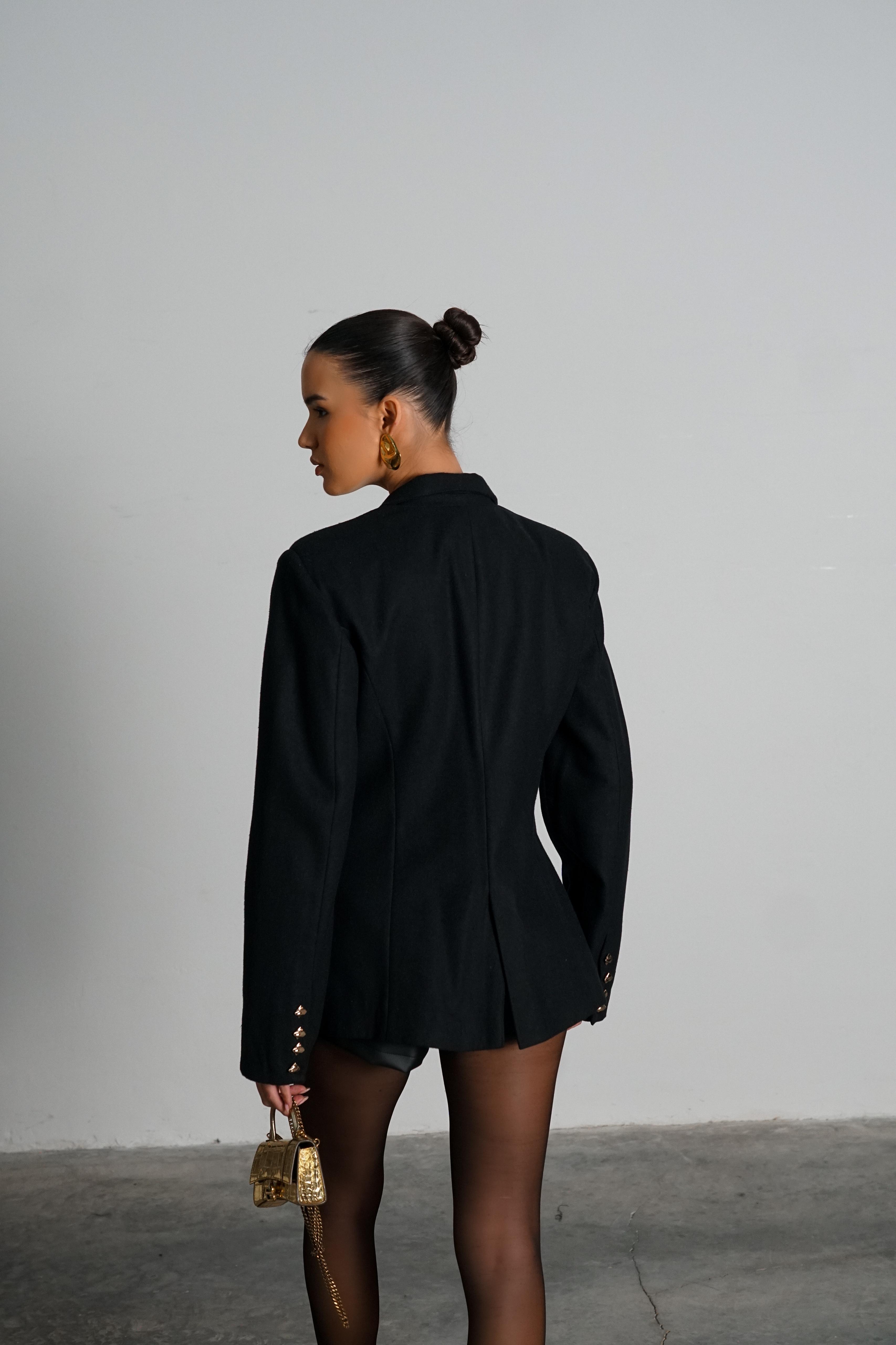 ג'קט סבין שחור