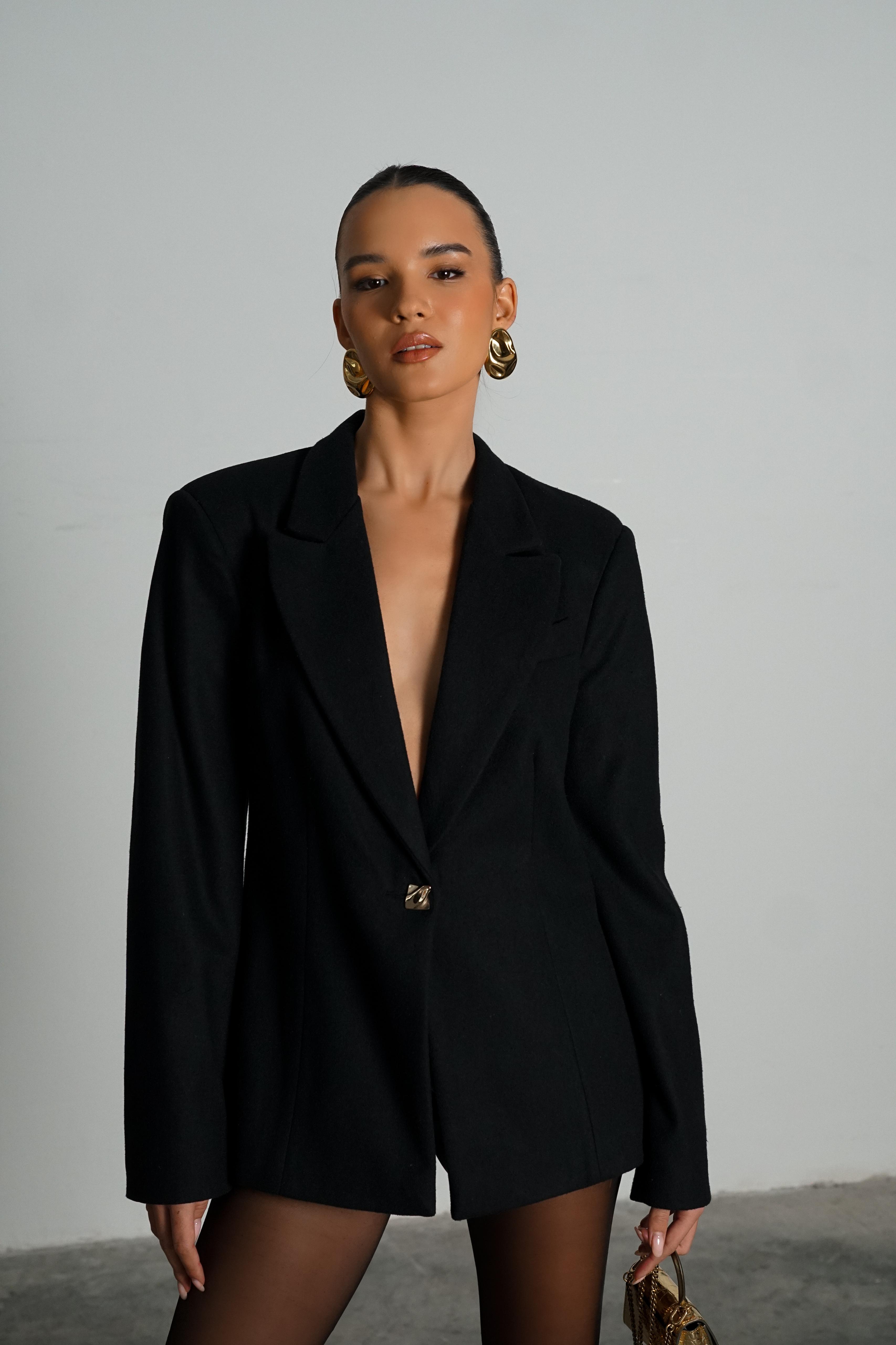 ג'קט סבין שחור