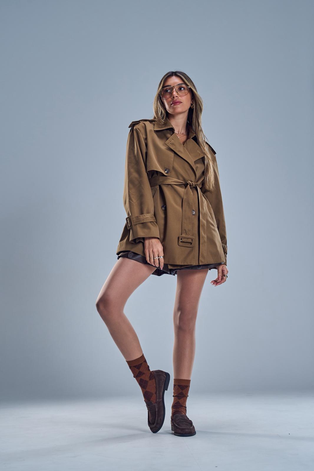 מעיל שליו חום