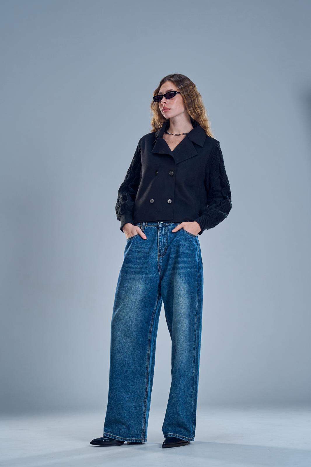 מעיל בר שחור