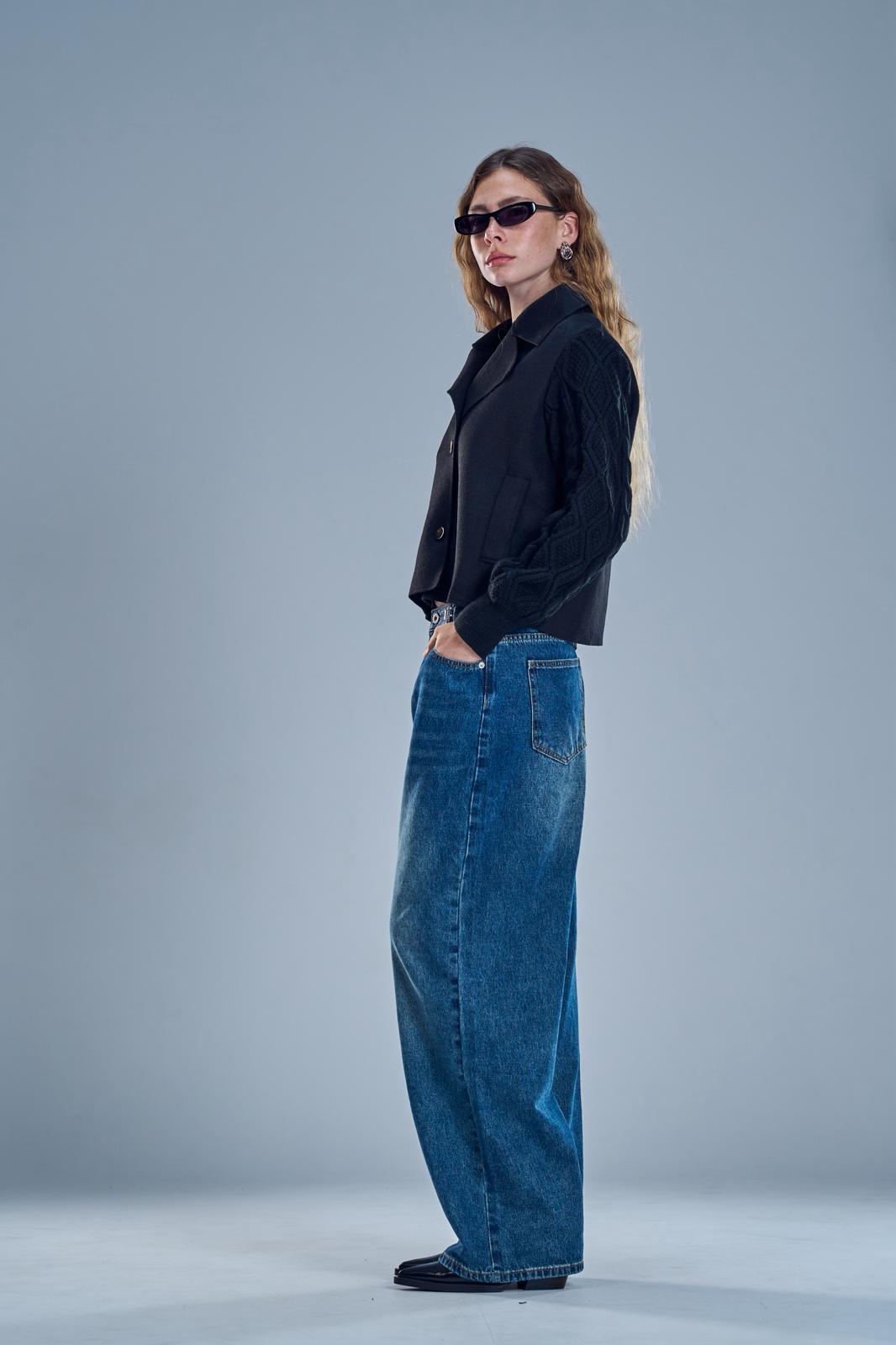 מעיל בר שחור