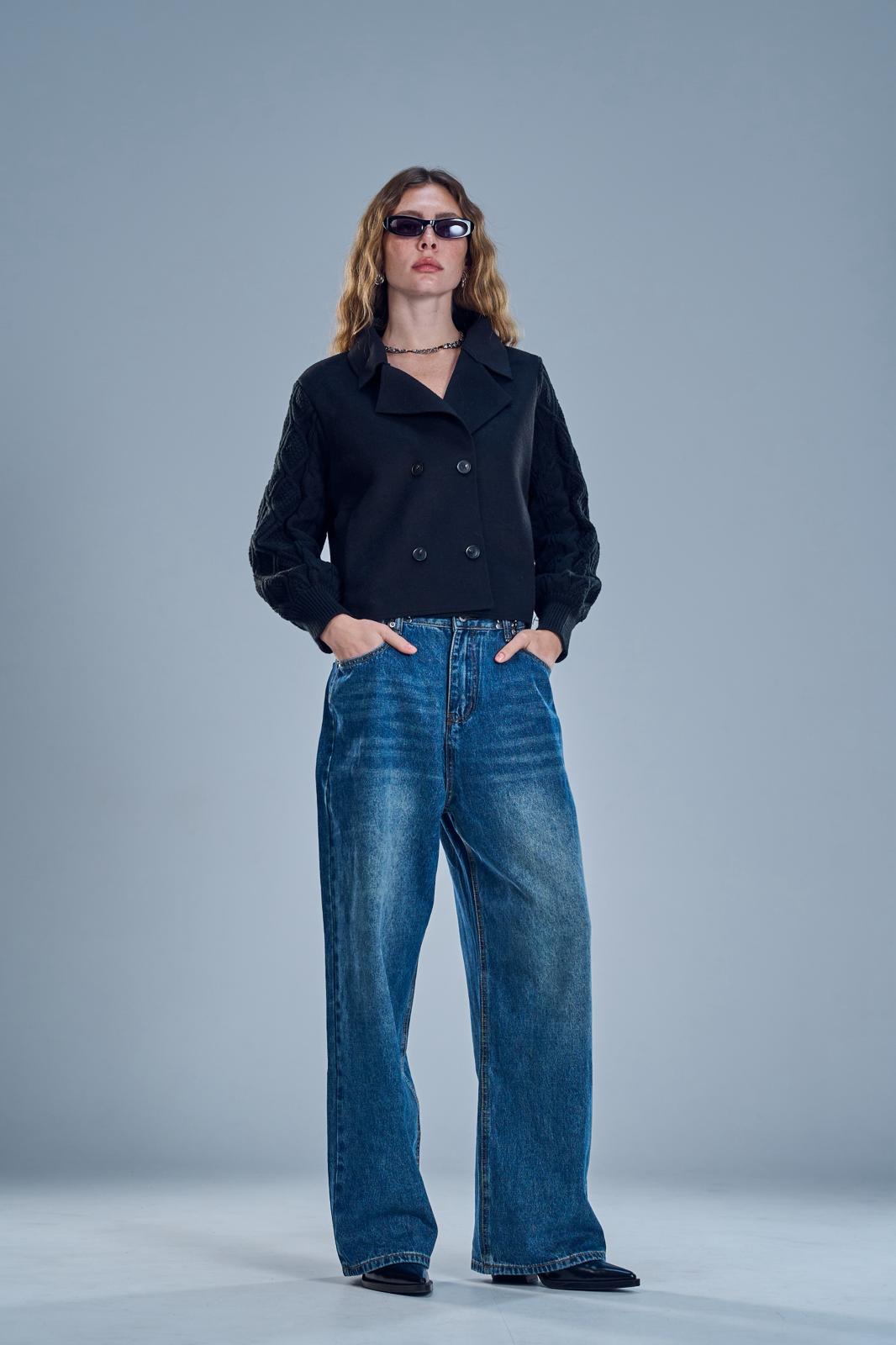 מעיל בר שחור