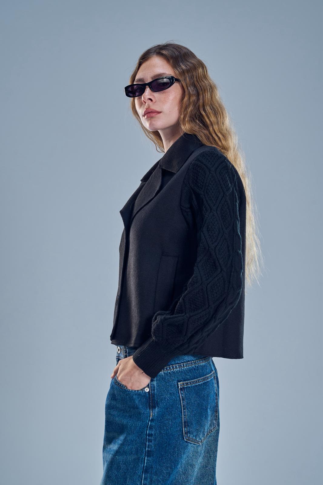 מעיל בר שחור