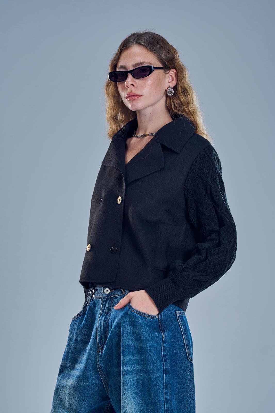 מעיל בר שחור