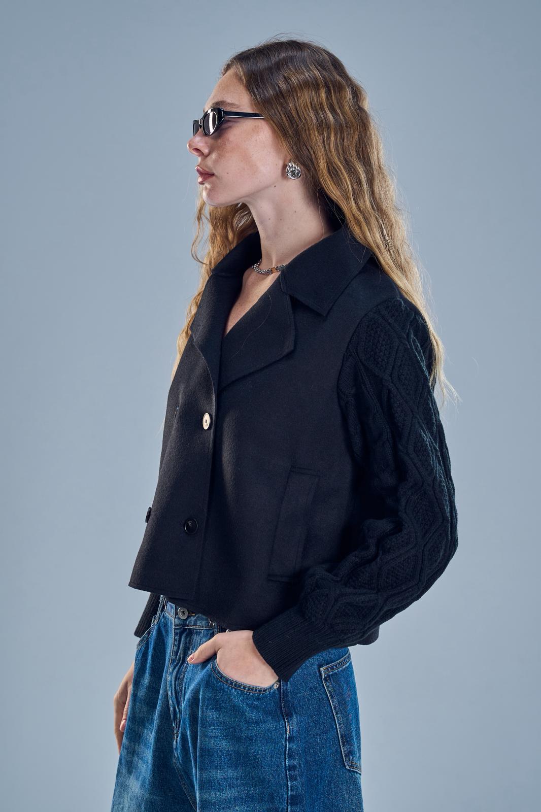 מעיל בר שחור