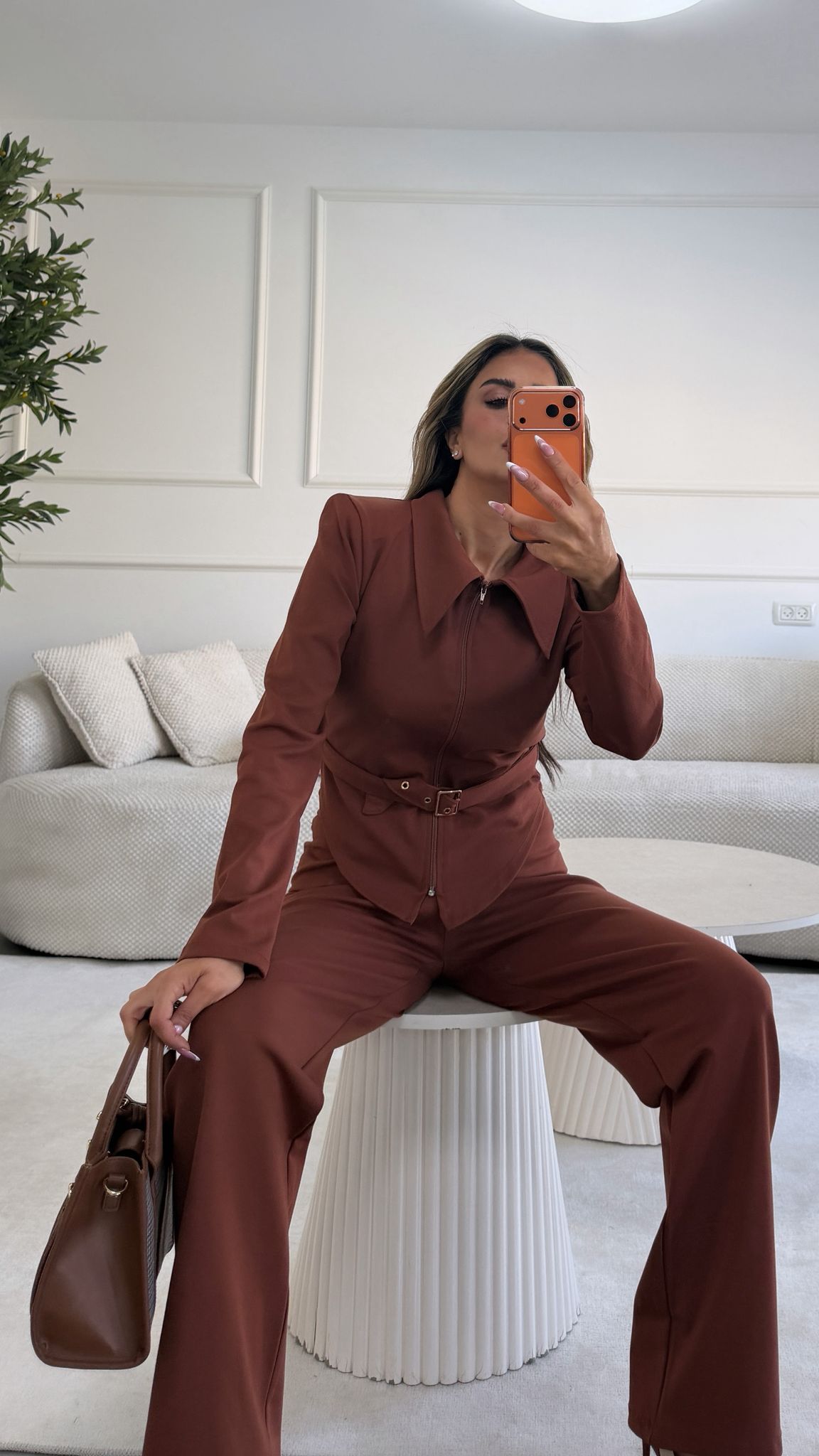 ג'קט מישל חום