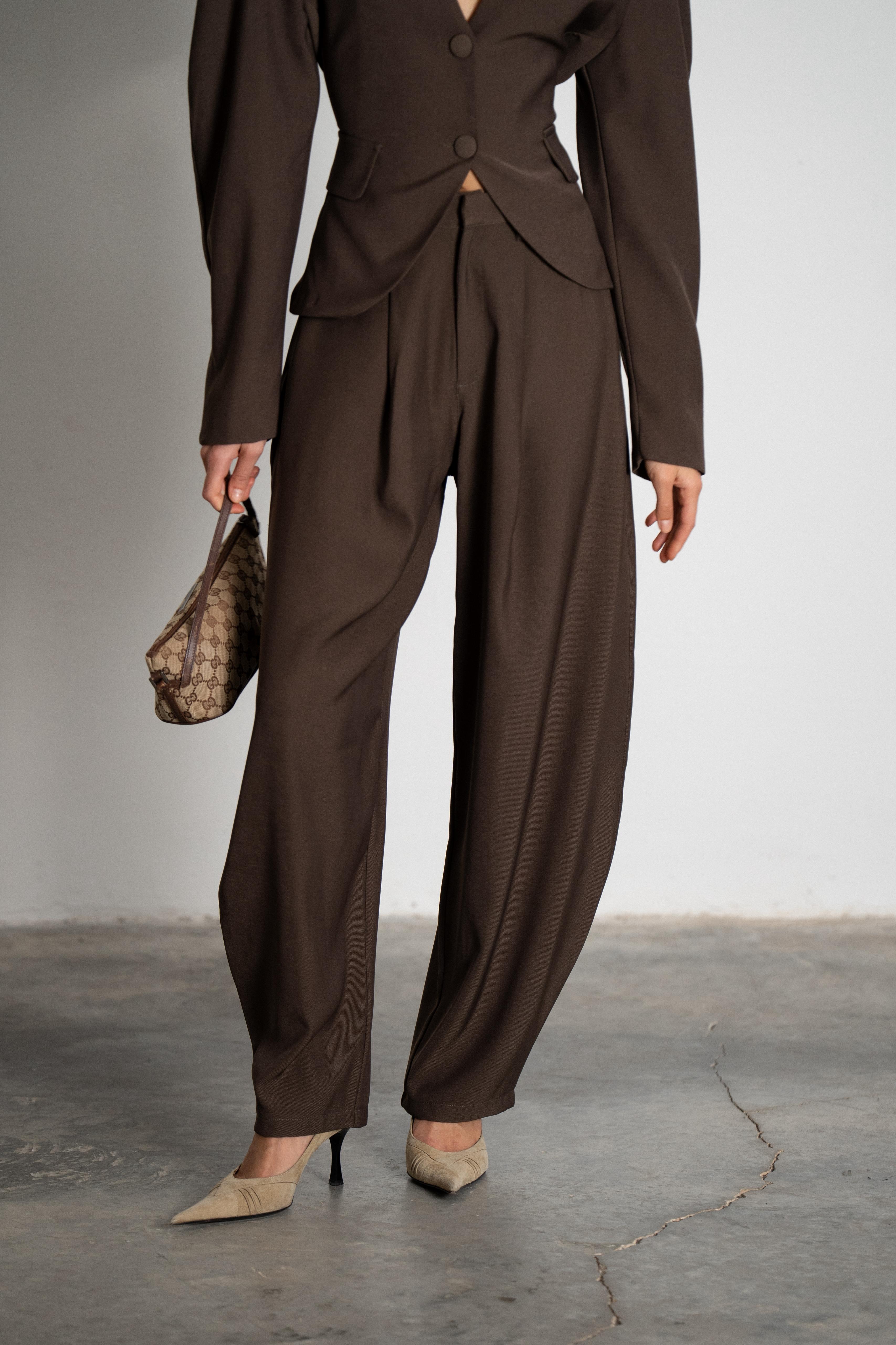 מכנס טיזר חום