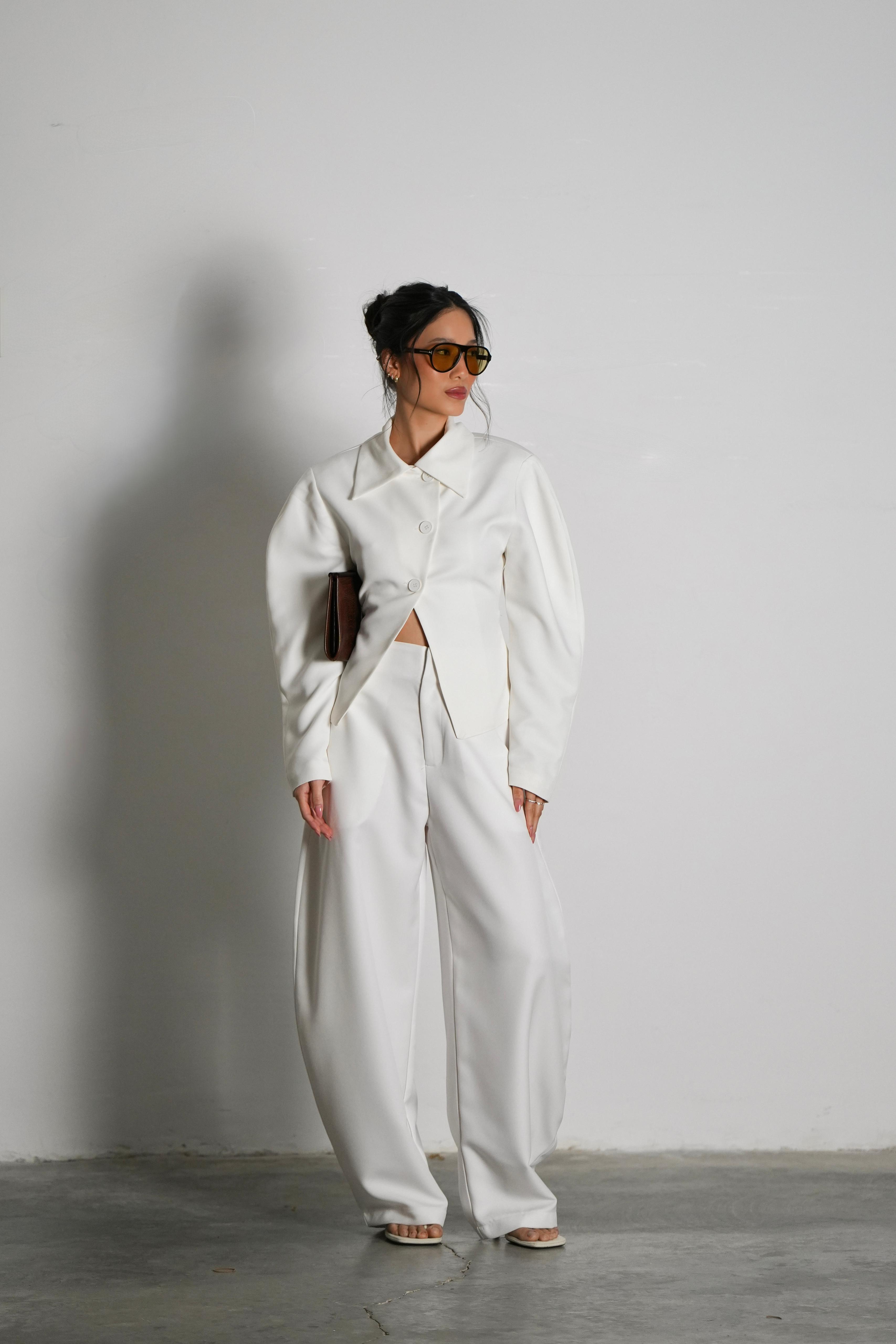 חליפת מידטאון לבן