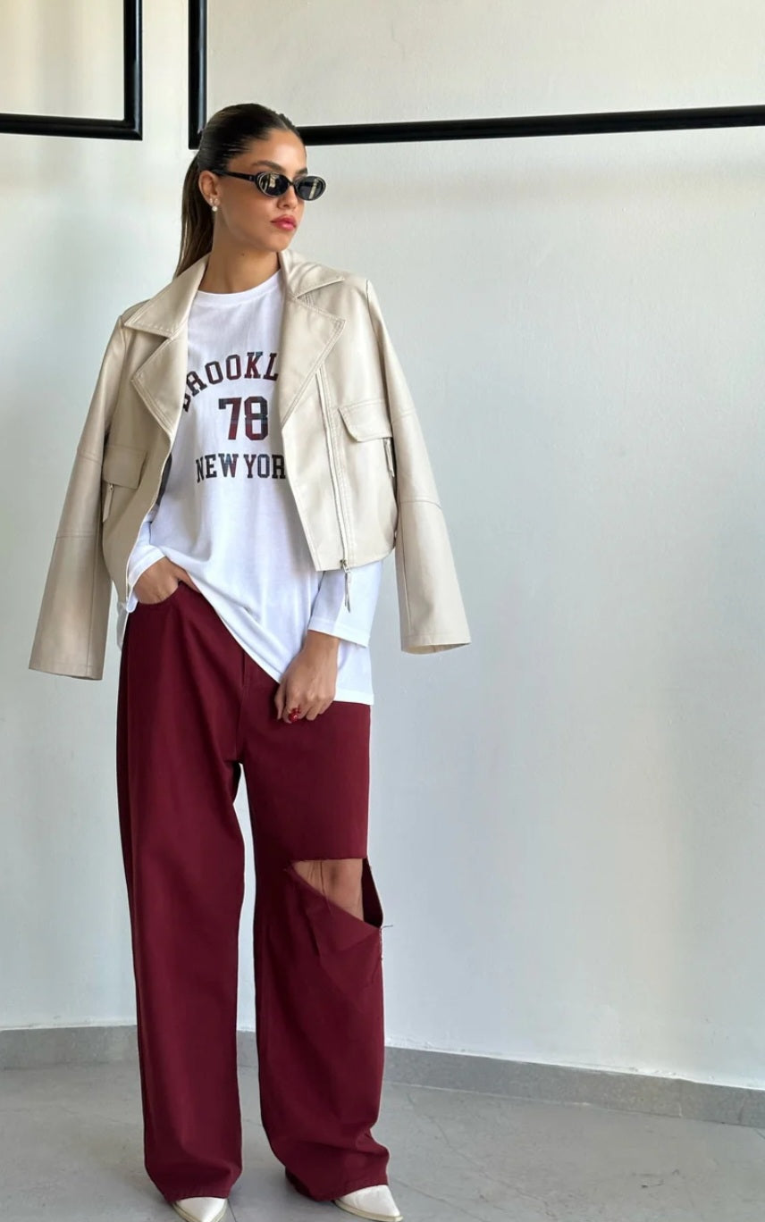 ג'ינס ליהי בורדו