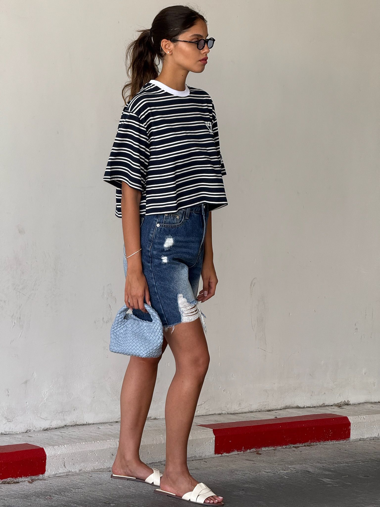 חולצת אביה שחור