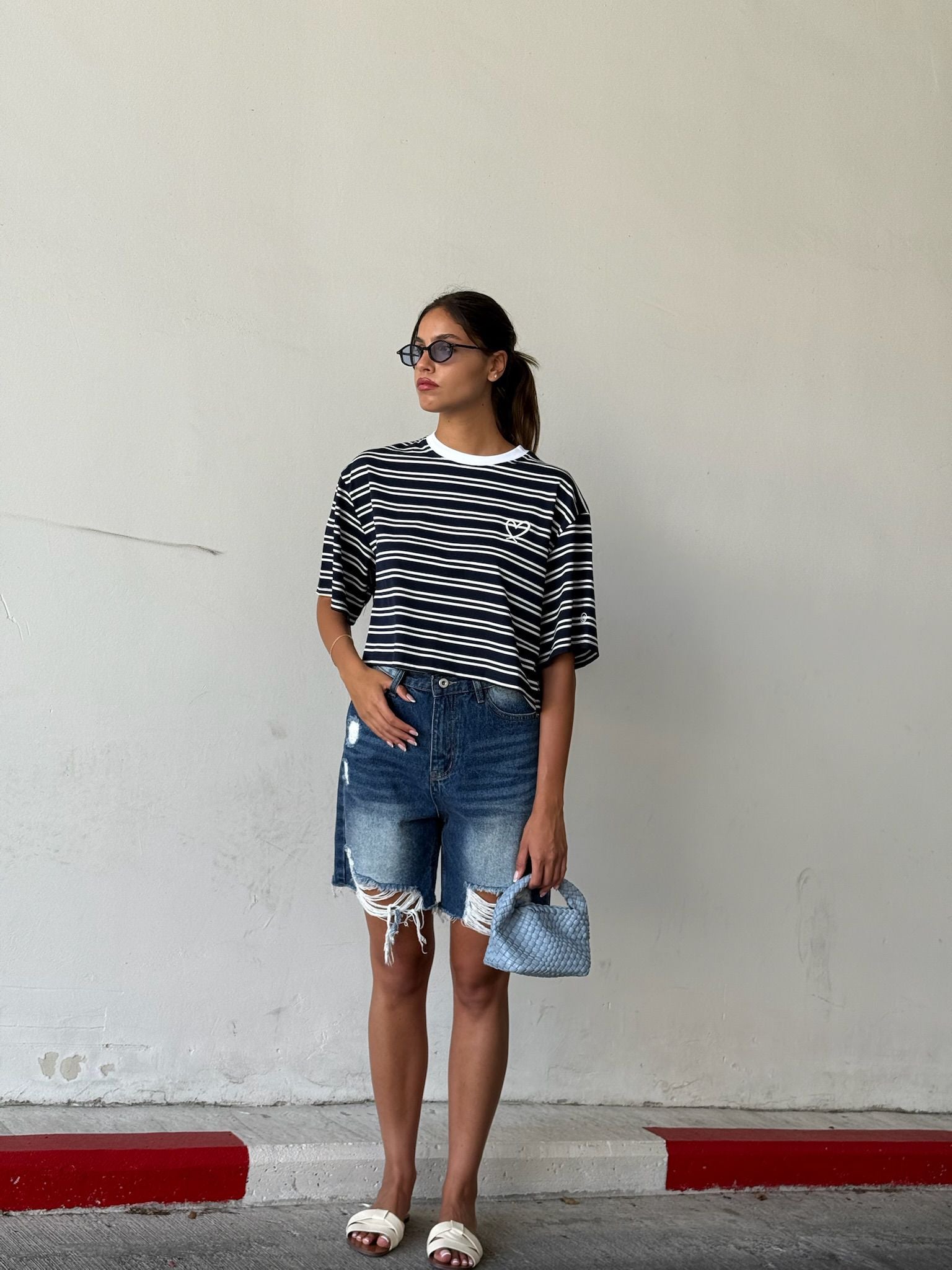 חולצת אביה שחור